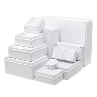 Venta caliente IP65 Nivel de protección ABS Caja de conexiones impermeable Interruptor de monitoreo al aire libre Enchufe Caja de instrumentos electrónicos