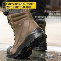 Botas de Seguridad Zstep en Stock, con Cierre, Directamente de Fábrica, de Cuero Nubuck Genuino de Excelente Calidad, con Entrega Rápida para Hombre