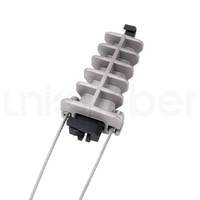 Abrazadera de tensión tipo cuña PAL 1500 para cable ADSS, abrazaderas de cable para postes, abrazaderas de anclaje para cable aéreo en grupo