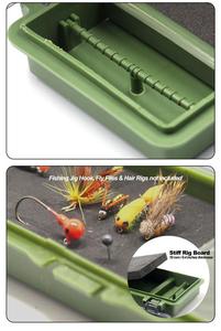 SELCO 13.5 *3.5 *1.7INCHES Carp Plastic Fishing Accessories <strong>Tackle</strong> <strong>Box</strong> Stiff Hair Rig Board Rig <strong>Box</strong> Wallet Rig Storage <strong>Box</strong> - Product Image 5