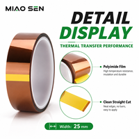 Pita Perekat Silikon Poliimida Tahan Panas Temperatur Tinggi 0.05mm Satu Sisi untuk Aplikasi Masking PCB Elektronik