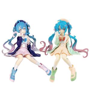 2 styles de figurines manga, statues assises, mignonnes, marin, macarons, fille, Miku, figurine de dessin animé, PVC, figurine d'anime, jouets - Product Image 1