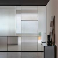 Prima Glass Partition Wall Frameless Glass Wall System for Office and Home Space Divider Modern Interior Glass Partition