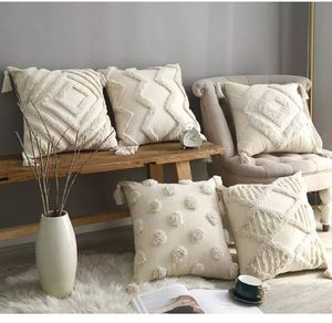Cojín Decorativo Acolchado Cuadrado de 30 cm, Estilo Marroquí, para Sofá, Hogar, Habitación Modelo, Hotel, Decoración de Cama - Product Image 3