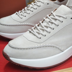 Chaussures de marche en cuir pour hommes, dernière collection, marque <span class=keywords><strong>italienne</strong></span> de créateurs, style sport, style <span class=keywords><strong>basket</strong></span>-ball tendance, dessus souple, antidérapantes - Product Image 5