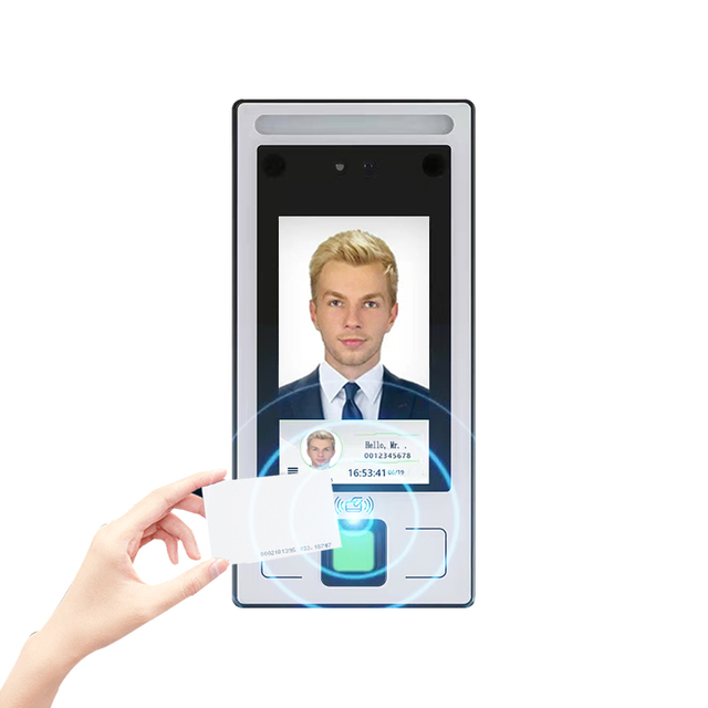 QR Fingerprint Reader Dynamic Biometric Time Attendance Face Recognition Device and Instrument with Web API