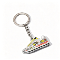 Pinshuo, usine de porte-clés en PVC souple depuis 20 ans, porte-clés en caoutchouc personnalisés, breloques personnalisées, porte-clés 2D, pendentif de personnage de dessin animé