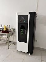 Distributeur d'eau RO intelligent avec surveillance à distance, station d'eau purifiée en libre-service 24h/24 sans surveillance avec paiement par QR et pièces de monnaie