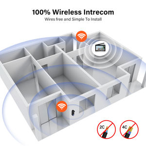 7インチビデオドアフォン防水ビデオドアベルカメラワイヤレス1080pHdスマートWifiワイヤレスインターホンシステム家庭用 - Product Image 3