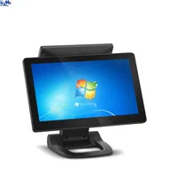 Terminal de point de vente tactile tout-en-un économique avec écran 15/15,6 pouces, 4-16 Go de RAM, 64-512 Go de stockage, application pour l'industrie de la restauration