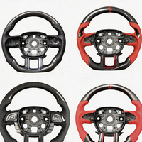 Convient pour Land Rover Evoque & Range Rover Sport, volant en cuir perforé en fibre de carbone forgée, accessoire de mise à niveau