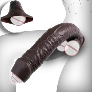 Meistverkaufter Umweltfreundlicher Vorhaut-Weichsilikon Super-Simulations-<span class=keywords><strong>Penis</strong></span> Dildo Weiblicher Masturbator Erotikspielzeug 100% - Product Image 2
