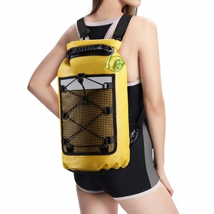 Bolsa Impermeable Piscifun de PVC Unisex, Mochila Flotante de 20L con Funda Impermeable para Teléfono, para Navegación, Kayak, Pesca, Negra, para Campamento - Product Image 2