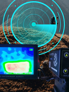 เครื่องตรวจจับโลหะแบบเรดาร์แสดงผลภาพ FM3D (จีน) เครื่องค้นหาความแม่นยำสูงสำหรับการสำรวจโบราณคดีและการล่าสมบัติกลางแจ้ง - Product Image 4