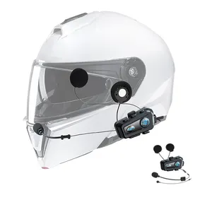 Motosiklet kask kulaklık kablosuz Bluetooth müzik kulaklık motosiklet kask BT 5.3 kulaklık su geçirmez interkom