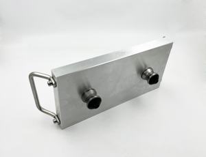 Système de serrage à <span class=keywords><strong>point</strong></span> zéro HPEDM <span class=keywords><strong>AMF</strong></span>, palette en acier à 2 centres pour fraisage CNC HE-R06753 - Product Image 1