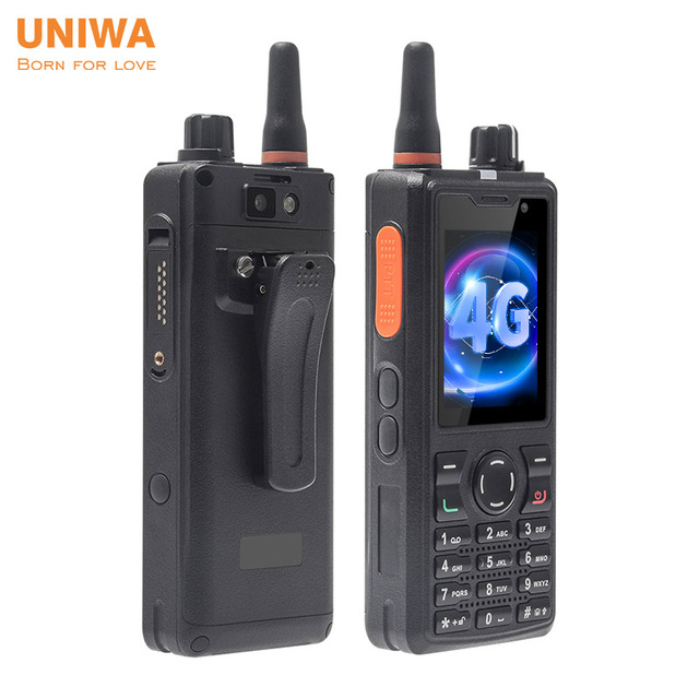 UNIWA Rugged F41 2.4 Inch IPS Dual SIM 4G POC Android Zello PTT Walkie Phone SOS Emergency Button 4500mAh Battery Global