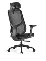 Chaise de bureau en maille JOHOOFURNITURE, dossier haut, OEM ODM, chaise de bureau pour manager, respirante, réglable, haute qualité