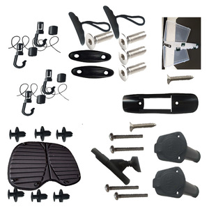 Kit d'accessoires pour kayak, plastique ABS, acier inoxydable, antidérapant, durable, multifonctionnel, pêche, lacs, rivières, usage récréatif en plein air - Product Image 3