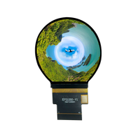 Écran LCD TFT rond de haute qualité de 2,1 pouces, 300 nits, avec rétroéclairage LED IPS 480x480, taille personnalisable et interface RGB