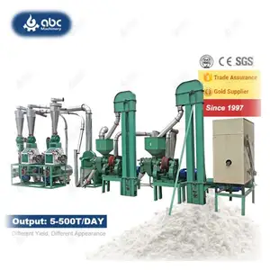 100% Positive Feedback Roller Corn Electric Maize Small Scale Milling Machine for Mini Flour Grinding Processing