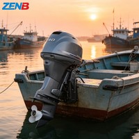 Motor fueraborda de dos tiempos de 40HP, eje corto/largo, superventas de fábrica, estilo Yamaha