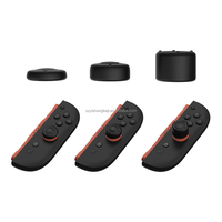 6-in-1 tutup Thumbstick warna murni pelindung karet casing silikon grip Analog Tinggi menengah rendah untuk Aksesori NS Switch 2 Joycon