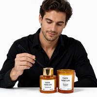 Coffret Cadeau Luxe de Bougies et Diffuseurs à Bâtonnets en Cire de Soja Aromatiques, Faits Main, Design Moderne, pour la Saint-Valentin, Diwali, Ramadan, Décoration Personnalisée pour la Maison