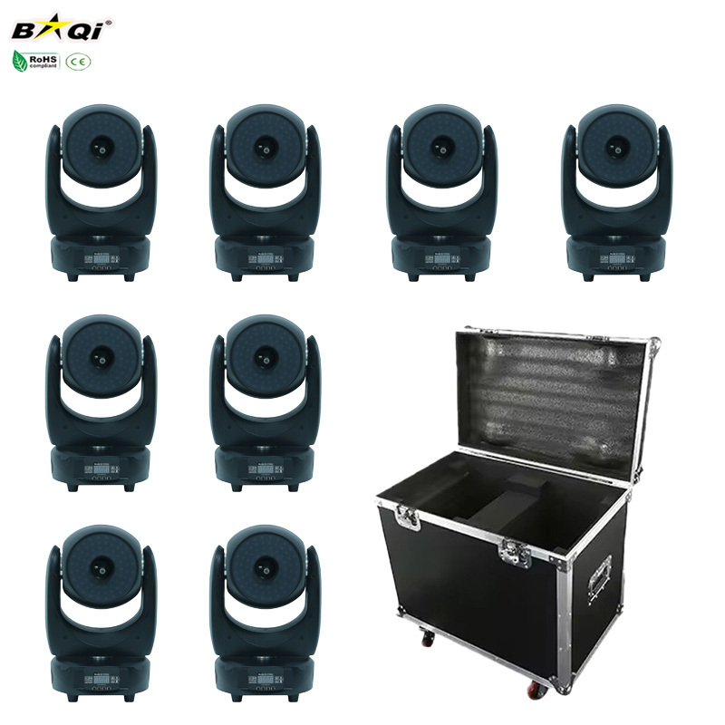 Mini 3W 3-in-1 RGB LED & Laser Stage Moving Head Light System with 25K Scanning Angle DMX512 Control for Clubs Theaters Bars KTV