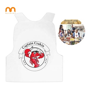 Accessoires <span class=keywords><strong>de</strong></span> crabe d'écrevisse <span class=keywords><strong>moins</strong></span> chers, cuisson <span class=keywords><strong>de</strong></span> <span class=keywords><strong>fruits</strong></span> <span class=keywords><strong>de</strong></span> <span class=keywords><strong>mer</strong></span>, tablier jetable en plastique, bavoirs <span class=keywords><strong>de</strong></span> homard - Product Image 1