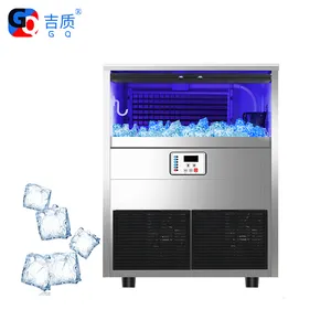 Máquina para hacer hielo con filtro de agua de gran capacidad, comercial, de acero inoxidable, GQ-100, función automática, para restaurante