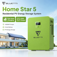 Solución de Almacenamiento de Energía Solar Home Star 5 con Entrada Fotovoltaica de 4300W para Áreas con Red Eléctrica Instable, Soporte de Pago por Uso