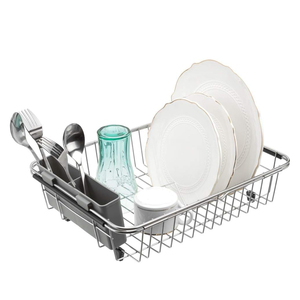 Séchoir à vaisselle <span class=keywords><strong>professionnel</strong></span> corbeille à fruits panier de rangement en acier inoxydable panier en treillis métallique en métal - Product Image 1