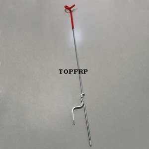 Step-in Livestock Electric <b>Fencing</b> Post with Insulated Pigtail Top - Product Image 4