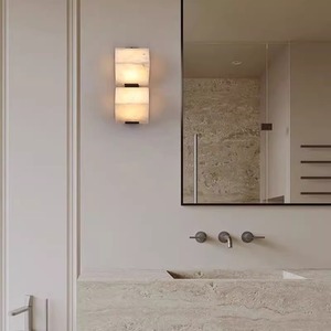 <b>Wall</b> Lamp Double Slanted Blocks Led <b>Light</b> Source E27 <b>Switch</b> Control Bedroom Living Room Bathroom Lighting - Product Image 2