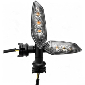 Kit de Luces Intermitentes LED para Motocicleta de Calle, para <span class=keywords><strong>Yamaha</strong></span> R1 <span class=keywords><strong>R6</strong></span> Serie <span class=keywords><strong>FZ</strong></span> MT-07 MT-09, Señales de Giro Delanteras y Traseras - Product Image 4