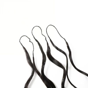 Extension per <span class=keywords><strong>capelli</strong></span> all'ingrosso con piume, a doppia trama, all'uncinetto, 100% <span class=keywords><strong>capelli</strong></span> umani vergini, pre-stirati, ricci profondi, per trecce Boho - Product Image 5