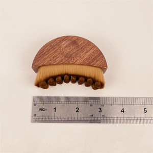 Cepillo Facial <span class=keywords><strong>de</strong></span> Doble Cara para Drenaje Linfático, Masajeador Facial <span class=keywords><strong>de</strong></span> Cerdas Suaves <span class=keywords><strong>de</strong></span> Sapele para Contorno Facial, Levantamiento <span class=keywords><strong>de</strong></span> Mandíbula y Desinflamación, Herramienta para el Cuidado <span class=keywords><strong>de</strong></span> la Piel - Product Image 6