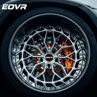 Rines de Fibra de Carbono Forjados de Lujo Personalizados de 1, 2 y 3 Piezas para Autos, de 18, 19, 20, 22, 24 y 26 Pulgadas, 5x114.3, 5x130, 5x120, 5x112, Diseño Cóncavo