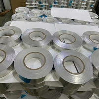 Ruban adhésif en aluminium vérifié, résistant à la chaleur 120°C, imperméable, ISO RoHS, isolation CVC, fabricant OEM personnalisé, livraison rapide
