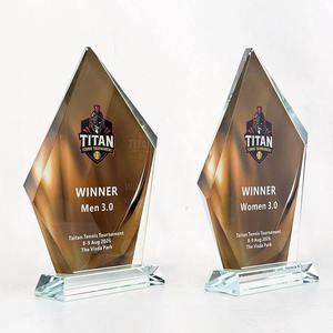 Trophées personnalisés, impression couleur intégrale, trophées en verre optique, trophées en cristal de <span class=keywords><strong>diamant</strong></span> - Product Image 5