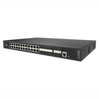 L2 + dikelola 24-Port Switch 24 RJ45 + 8 SFP + 4*10G SFP + untuk perusahaan Core