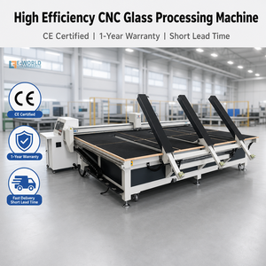 Machine de découpe de verre CNC 3826, table de découpe de verre CNC automatique de haute précision pour le traitement du verre de meubles, CE - Product Image 1