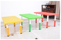 Ensemble de meubles pour enfants, bureau et chaise en plastique, mobilier de salle de classe de maternelle, hauteur réglable