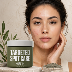 Crème de Soin Localisée Anti-Imperfections au Thé de Bentonite Riche en Soufre, Absorbe l'Excès d'Huile, Lisse les Zones Rugueuses, Confort Cutané, Marque Privée - Product Image 2