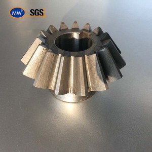 Tùy chỉnh <span class=keywords><strong>CNC</strong></span> gia công thép carbon nhỏ xoắn ốc Góc thẳng bánh răng côn với chế biến hobbing cho các bộ phận - Product Image 6