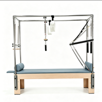 Machine de Pilates multifonction classique en bois de chêne, lit Cadillac, table trapèze pour usage domestique, studio de yoga/gym, garantie 3 ans, ODM/OEM