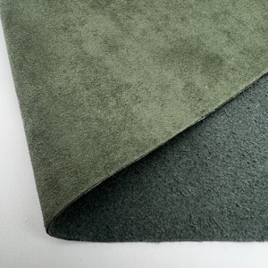 Aloba microfibra gamuza poliéster con ribete de cuero genuino PVC textiles para el hogar <span class=keywords><strong>tela</strong></span> para muebles sofá entrenador asiento de coche - Product Image 3