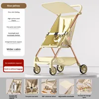 Poussette bébé pliable à un clic, légère, en plastique, de poche, pour les voyages, peut s'asseoir et s'allonger, pour les enfants de 0 à 3 ans