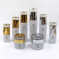 Ensemble d'emballages de luxe pour lotion et shampoing 100ml 120ml 150ml, contenants cosmétiques en PET, pot et flacon pour crème visage, masque facial